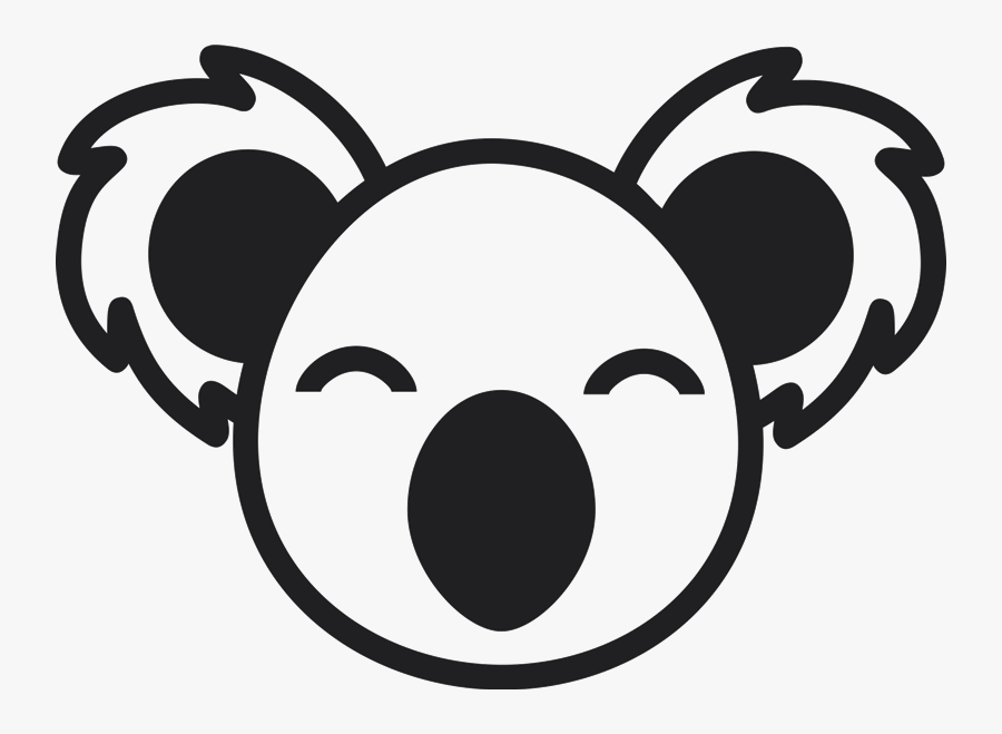 bear-rubber-stamp-australia-koala-face-stencil-free-transparent