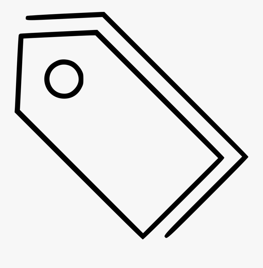 Coupon Label Labels Price Tag Tags - Line Art, Transparent Clipart
