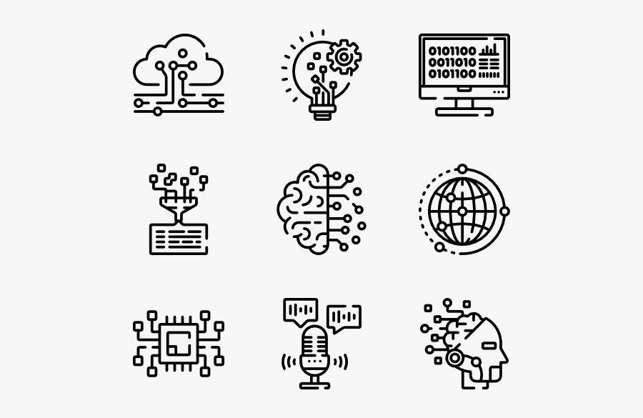 Clip Art Free Vector - Web Hosting Icons, Transparent Clipart