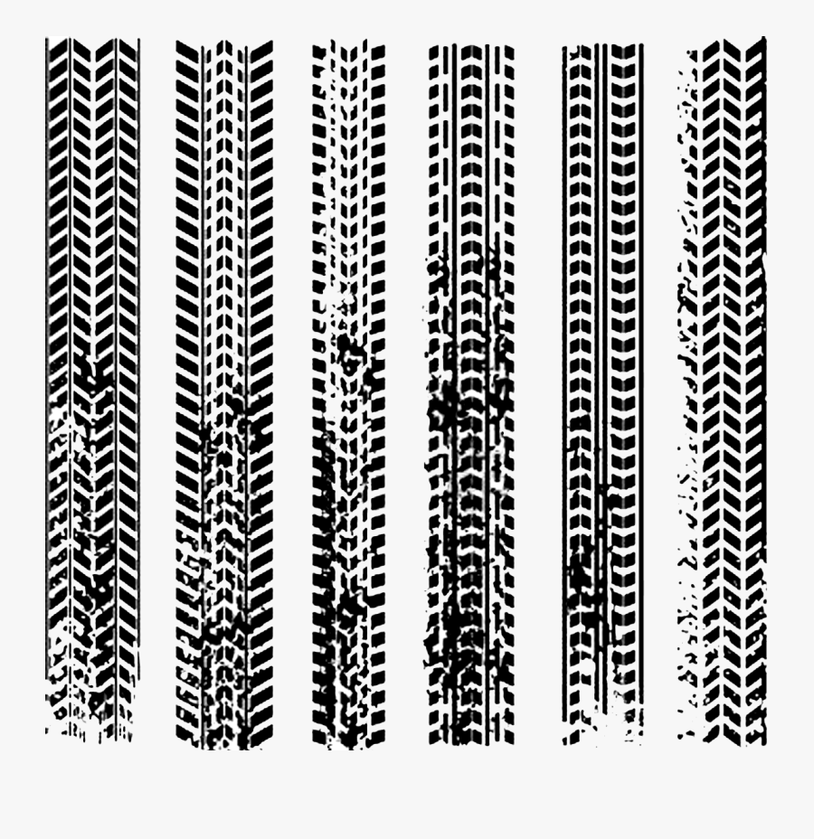 Transparent Tire Clip Art - Bike Tire Tracks Png, Transparent Clipart