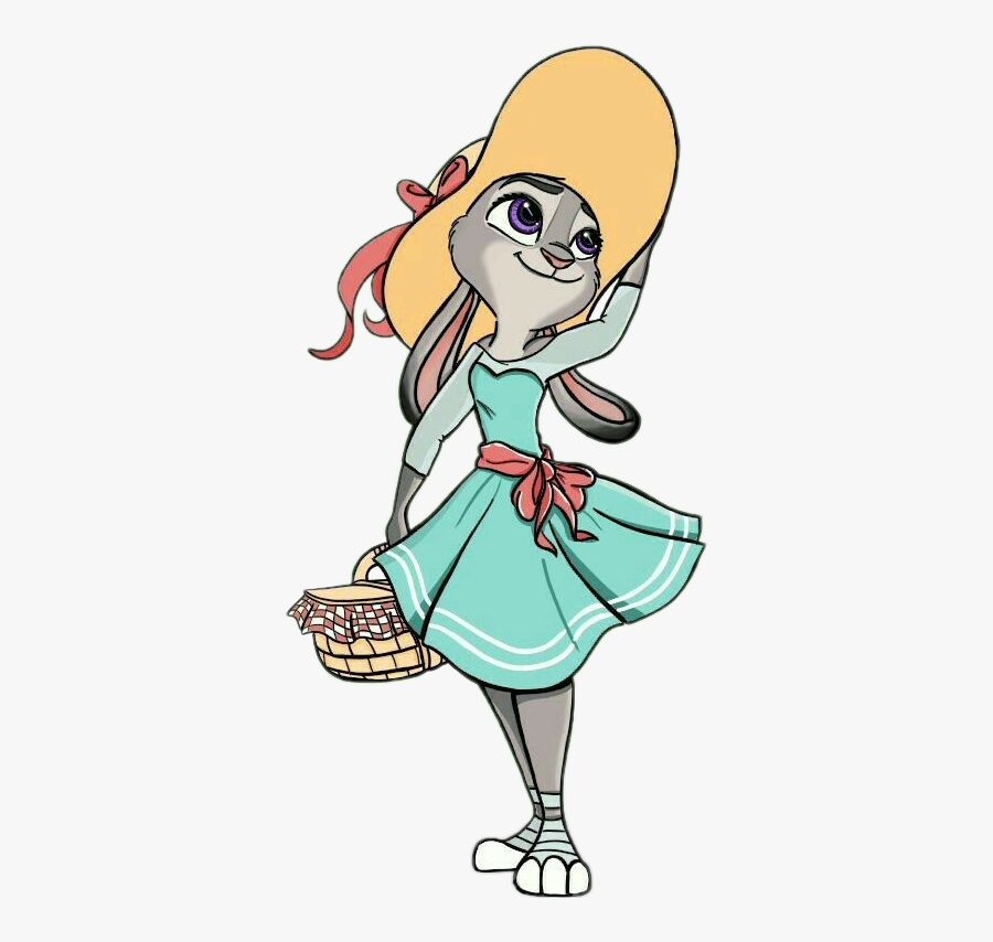 #zootopia #disney#cartoon - Judy In A Dress Zootopia, Transparent Clipart