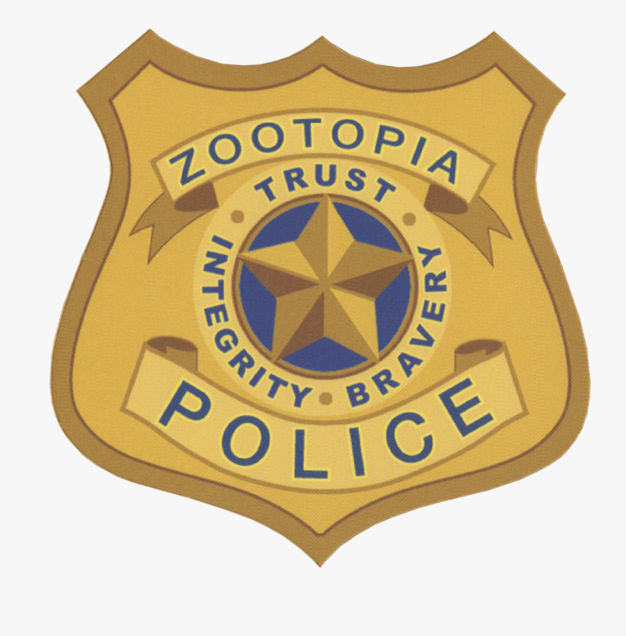 Finnik Zootopia Png - Police Badge Png, Transparent Clipart