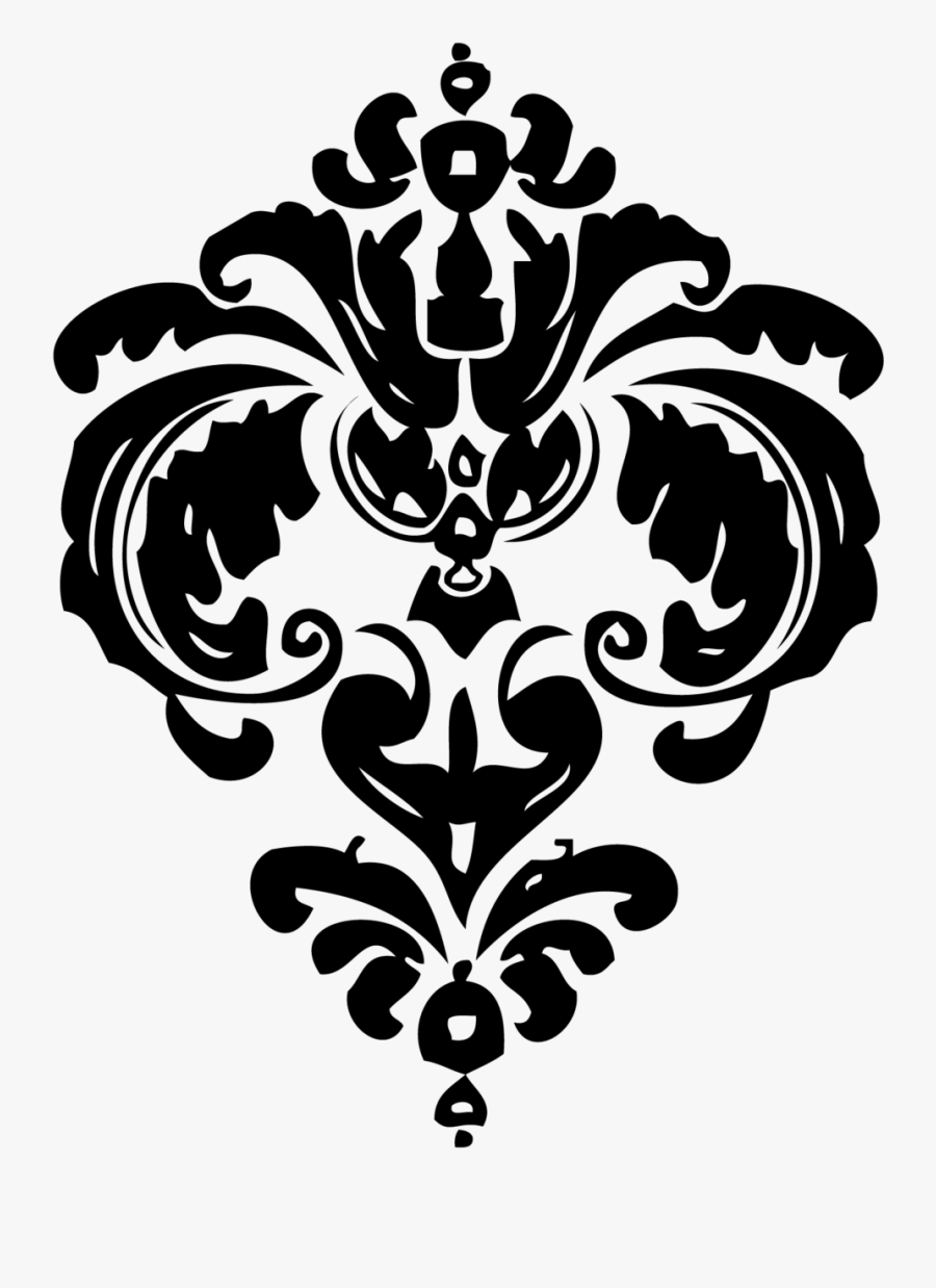 Clip Art Transprent Png - Damask Clip Art, Transparent Clipart