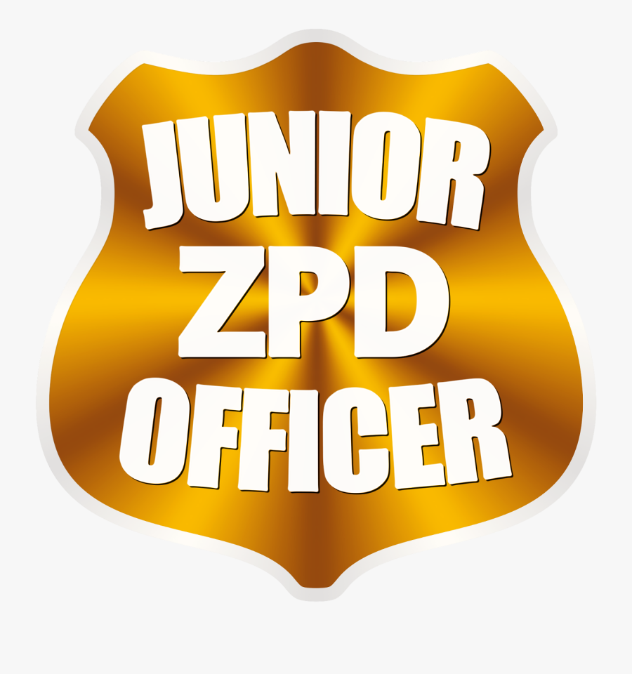 Zootopia Junior Officer Badge - Zootopia Junior Zpd, Transparent Clipart