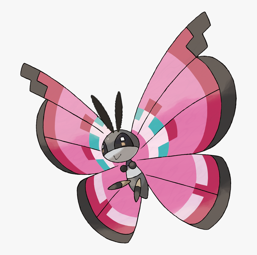 Pokémon X And Y Pokémon Sun And Moon Pokémon Omega - Pokemon Vivillon, Transparent Clipart