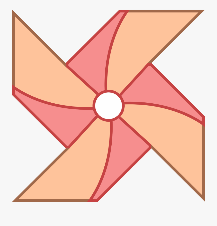 This Image Represents A Paper Windmill - Molino De Papel Png, Transparent Clipart