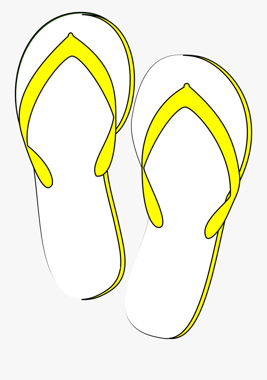 Thongs Flip Flops Yellow Free Picture - Gambar Sandal Jepit Animasi ...