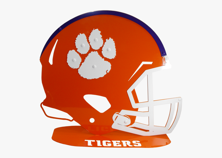 Transparent Helmet Clipart - Clemson Tiger Paw, Transparent Clipart