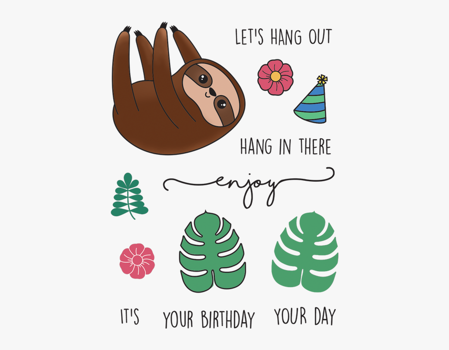 Hanging Around Stamp & Die Set Stamp Image - Die, Transparent Clipart