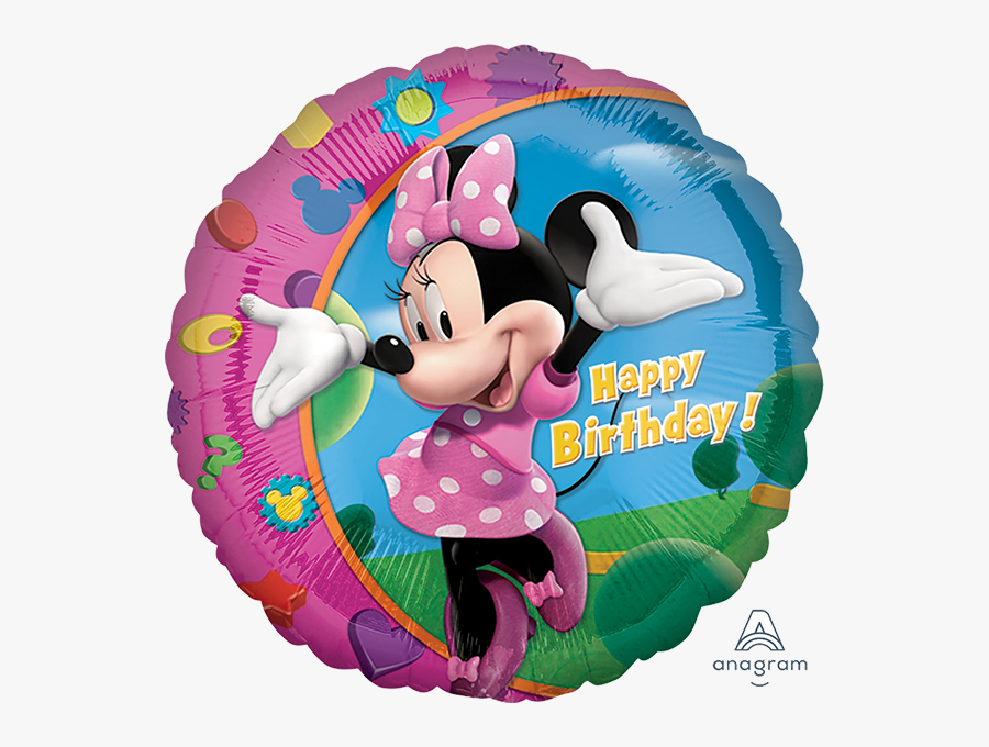 Disney Minnie Mouse Happy Birthday, Transparent Clipart