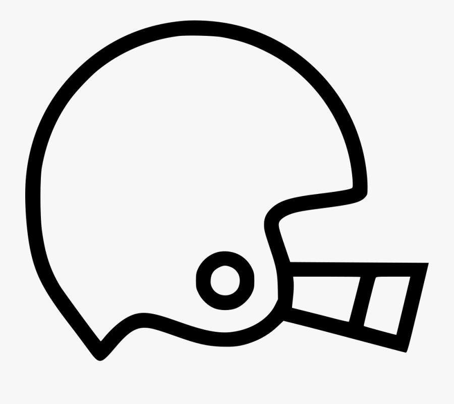 Football Helmet - Circle, Transparent Clipart