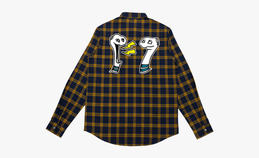 Boris & Oatmeal Embroidered Flannel - Pære I Hama Perler, Transparent Clipart