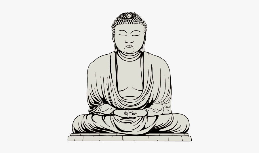 Drawing Buddha Illustration Transparent Png Clipart - Clipart Buddha Transparent Background, Transparent Clipart