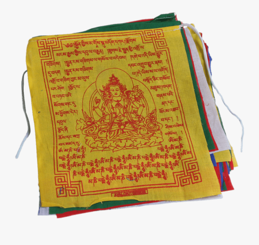 Buddhist Prayer Flags Clip Arts - Drapeau De Priere Bouddhiste, Transparent Clipart