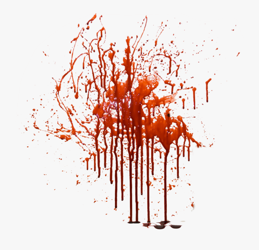 #splash #blood #splatter #stain #foreground #background - Blood Png, Transparent Clipart