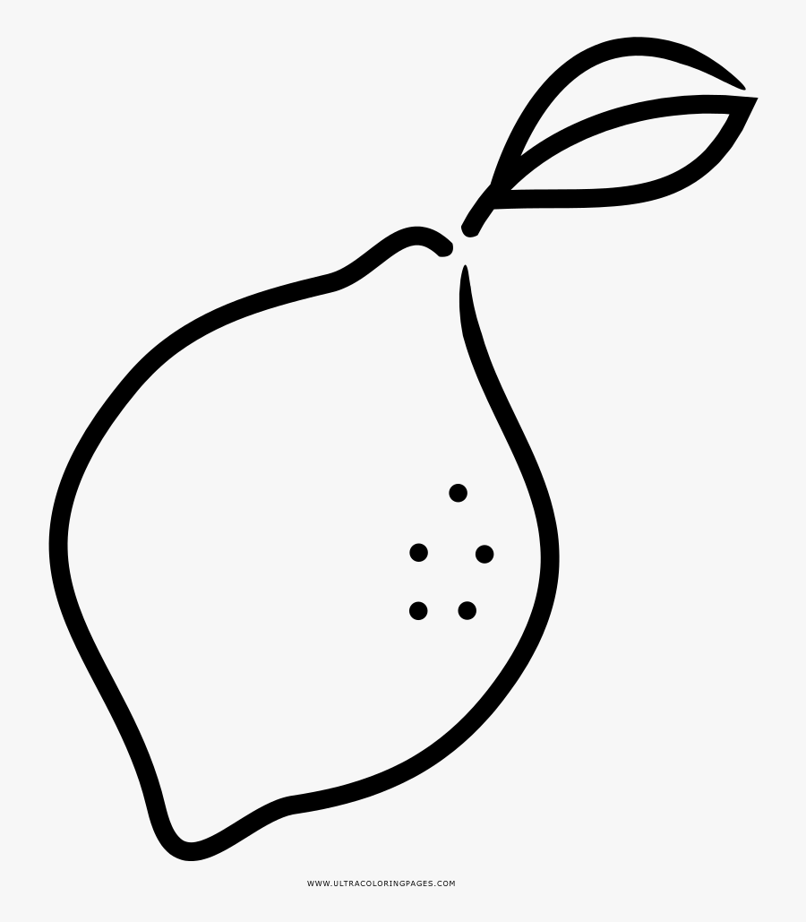 Lemon Coloring Page Ultra Pages Within - Line Art, Transparent Clipart