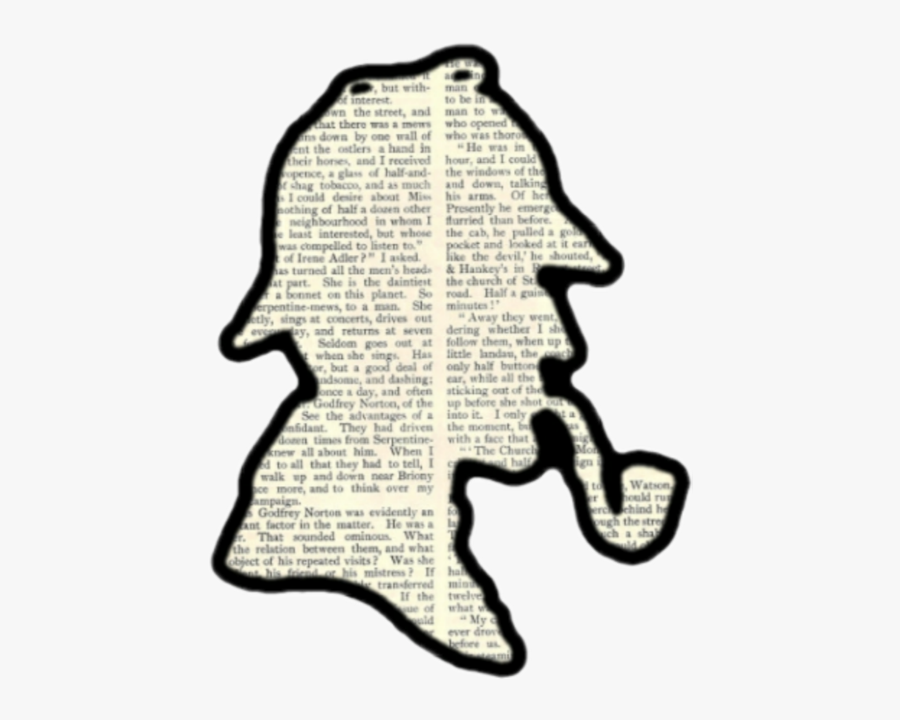 Sherlock Holmes Clipart Silhouette 5, Transparent Clipart