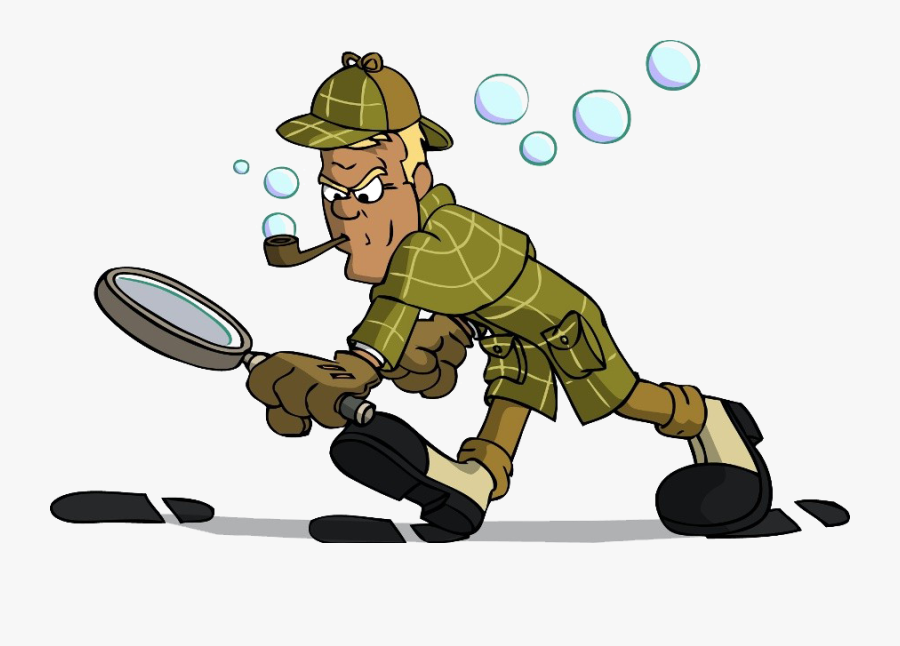 Low-carb Scams - Sherlock Holmes Cartoon Transparent, Transparent Clipart