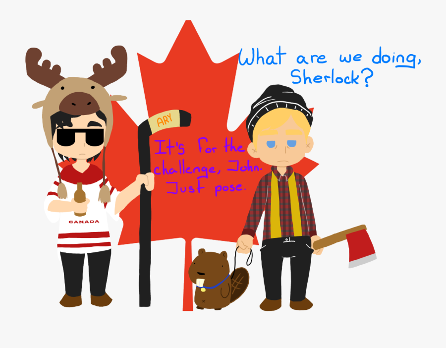 “canadian Stereotypes For The February And Final Challenge - Cartoon, Transparent Clipart