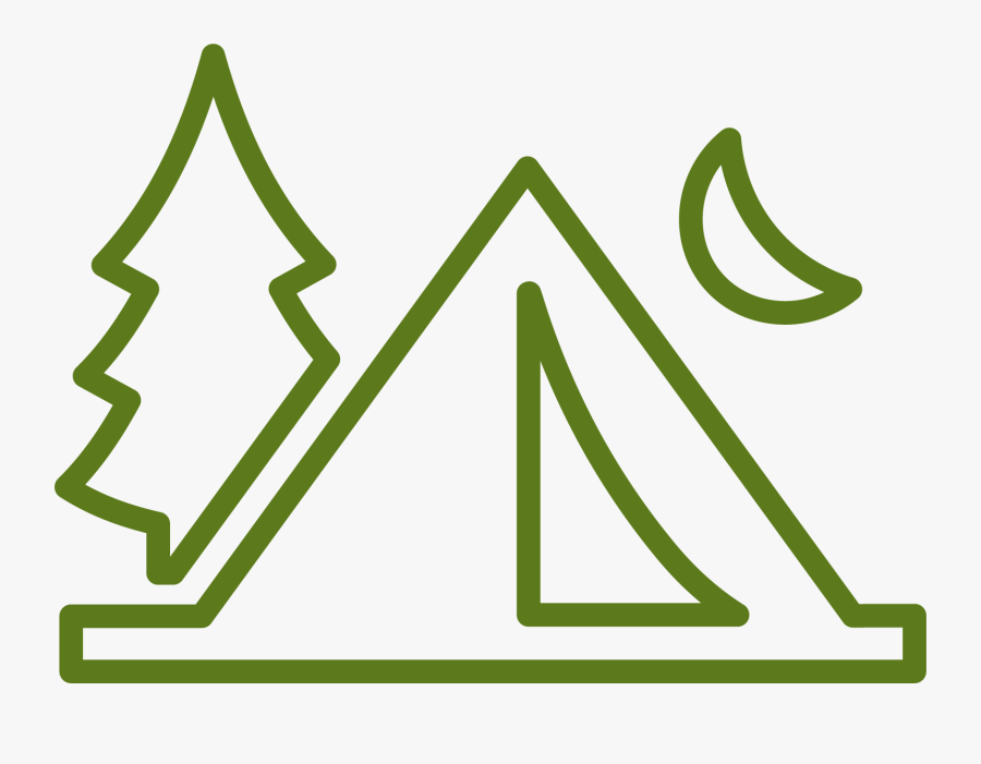 Camping Icon, Transparent Clipart