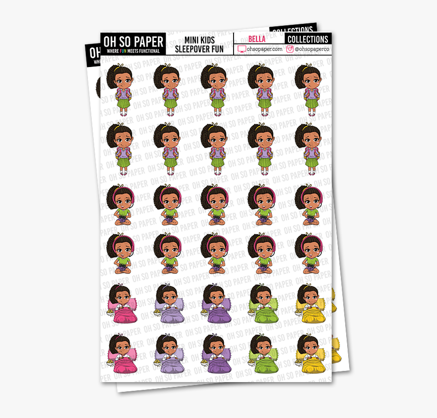 Mini Kids Sleepover - Kids Chores, Transparent Clipart