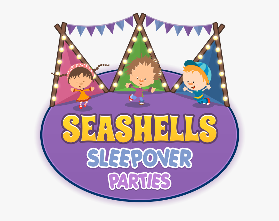 Seashells Sleepover Parties 800px - Eventos Infantiles, Transparent Clipart