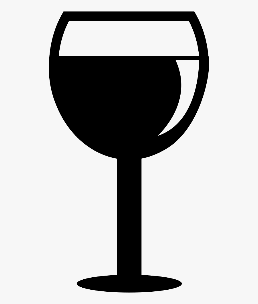 Filled Wine Glass, Transparent Clipart