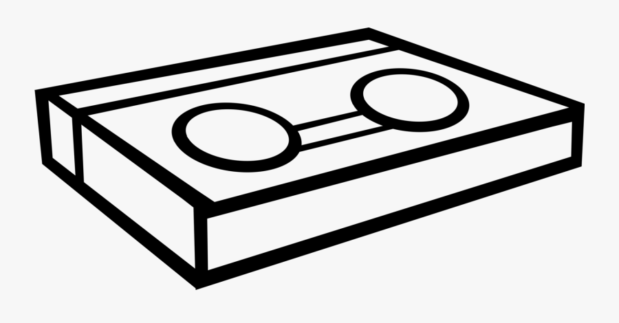 Vector Illustration Of Audio Entertainment Analog Cassette - Circle, Transparent Clipart