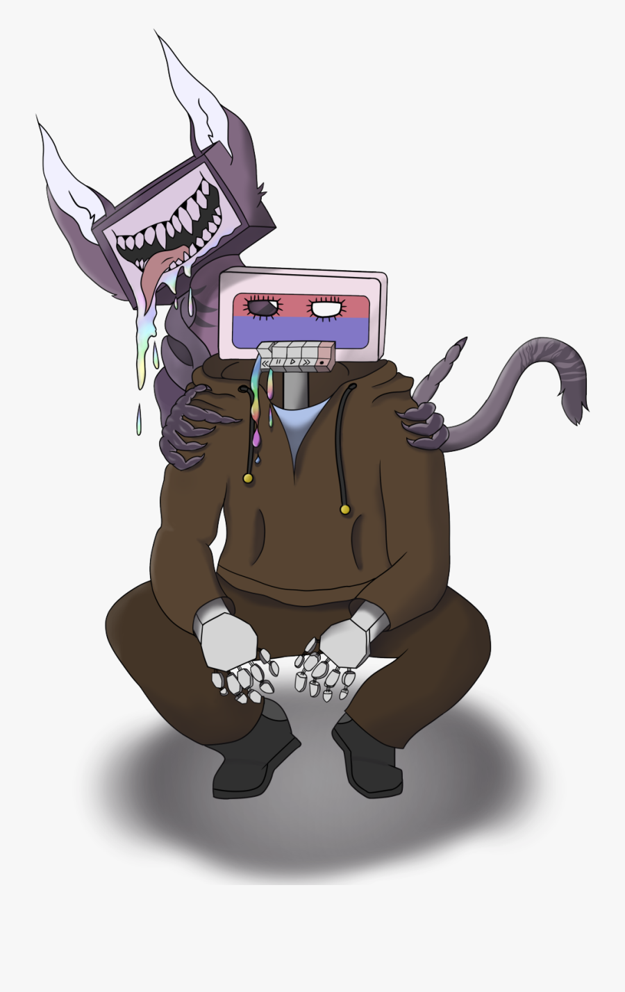 Oc Cassius Controlling A Not Yet Named Cassette Oc - Cartoon, Transparent Clipart