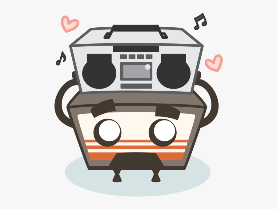 Max Cassette - Stickerly, Transparent Clipart