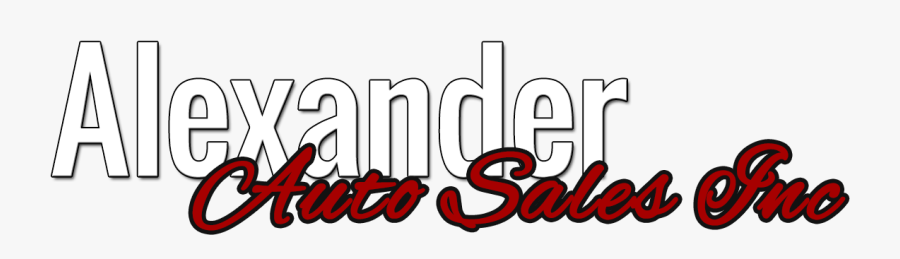 Alexander Auto Sales Inc, Transparent Clipart