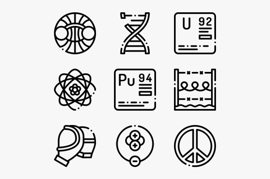 Nuclear Energy - Mathematics Icons Png, Transparent Clipart