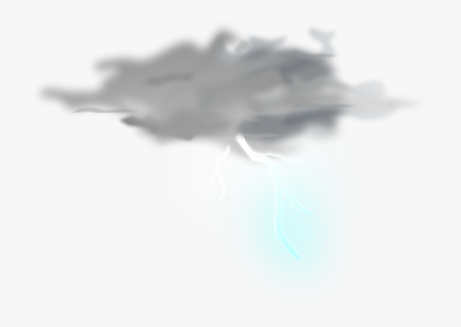 Weather Icon - Transparent Thunder Cloud Png, Transparent Clipart