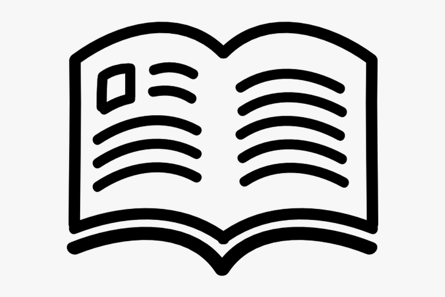 Open Vintage Book Drawn Clipart - Book Drawn Png, Transparent Clipart