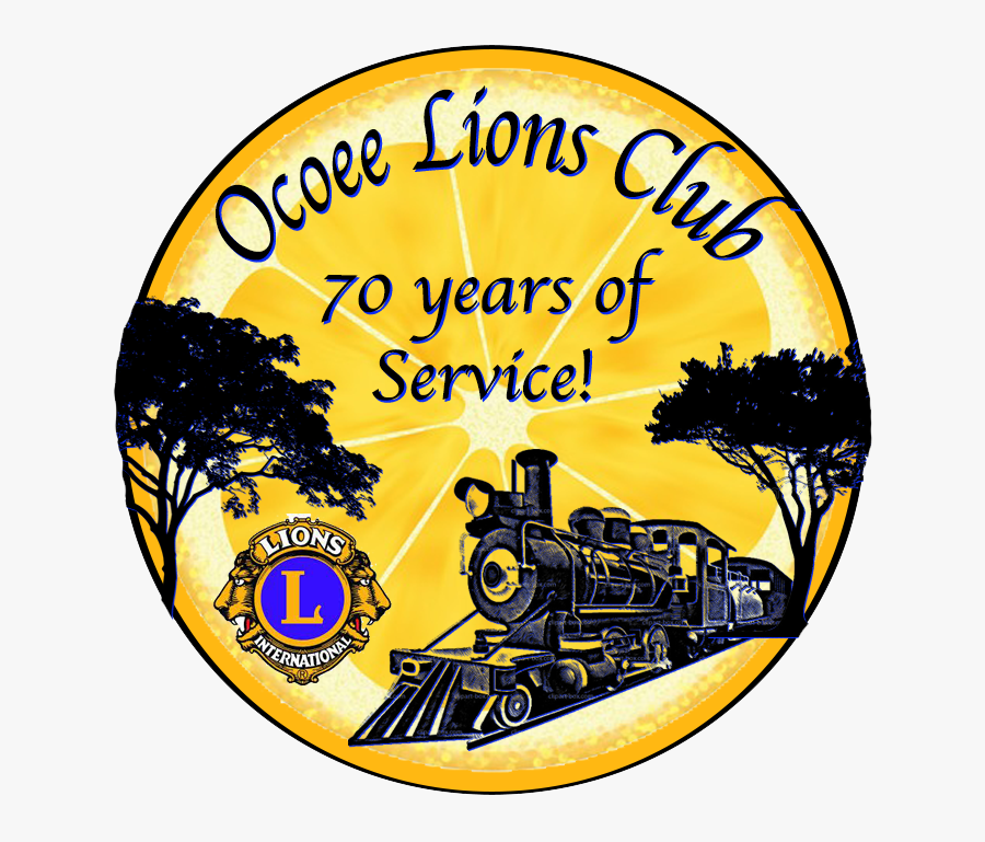 On November 10th The Ocoee Lions Club Will Celebrate - Train Party Black And White, Transparent Clipart