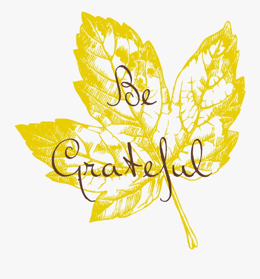 Autumn Free Printable Trio - Learn To Say Thank You God, Transparent Clipart