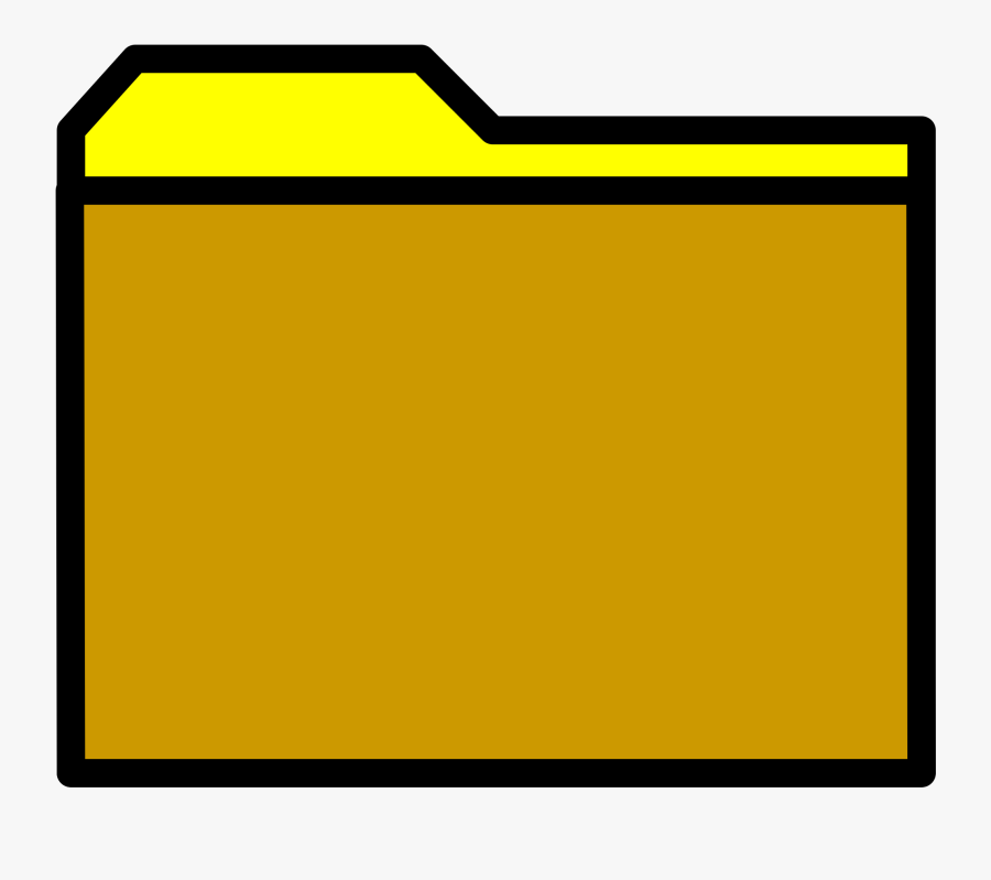 Folder Clipart Office Material - Directory, Transparent Clipart