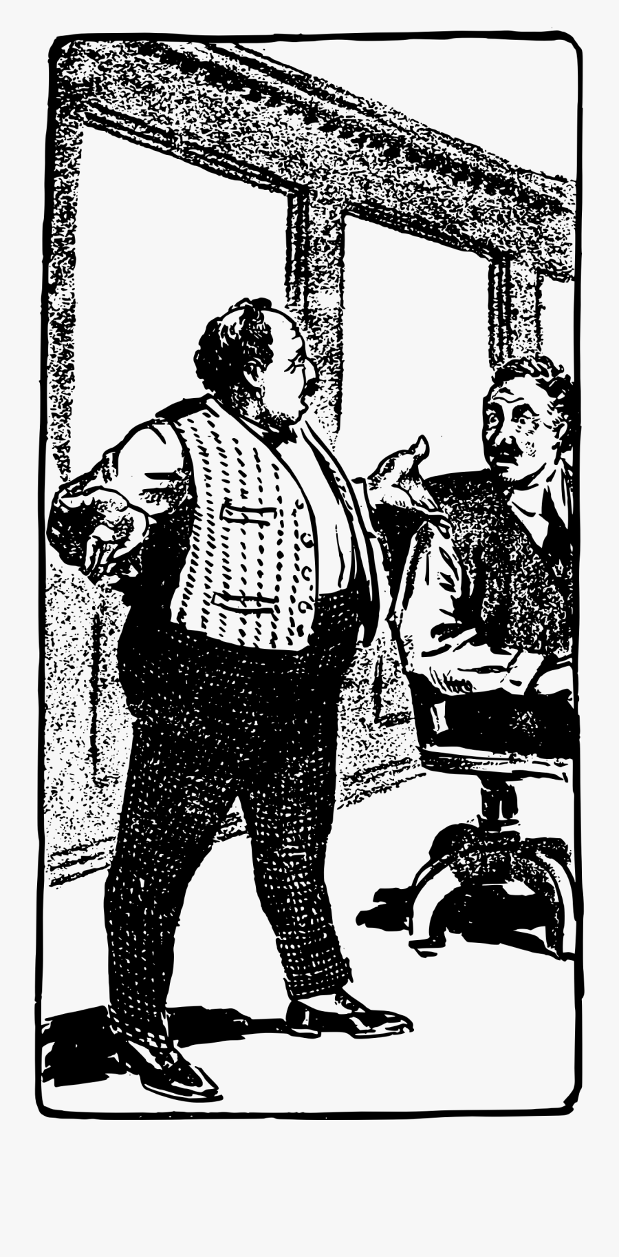 Two Editors Talk Clip Arts - Illustration, Transparent Clipart