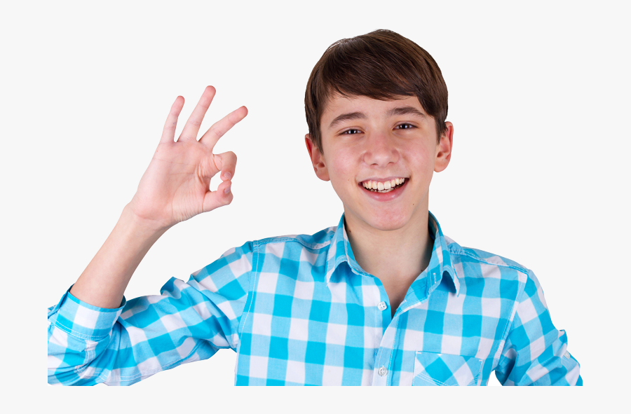 Clip Art Happy Teenager - Happy Teenager, Transparent Clipart