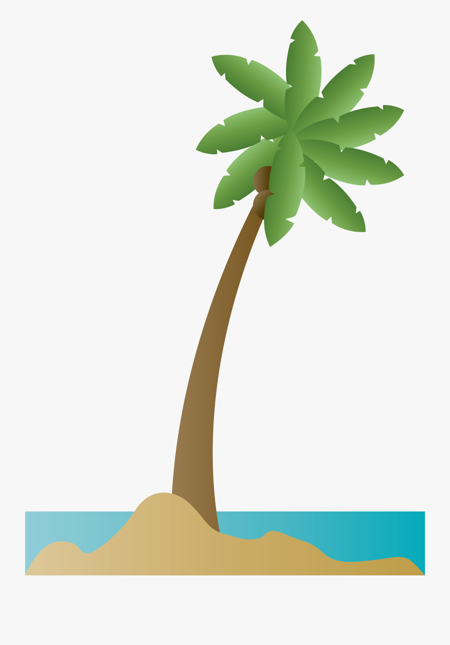 Coconut Tree Drawing Png, Transparent Clipart