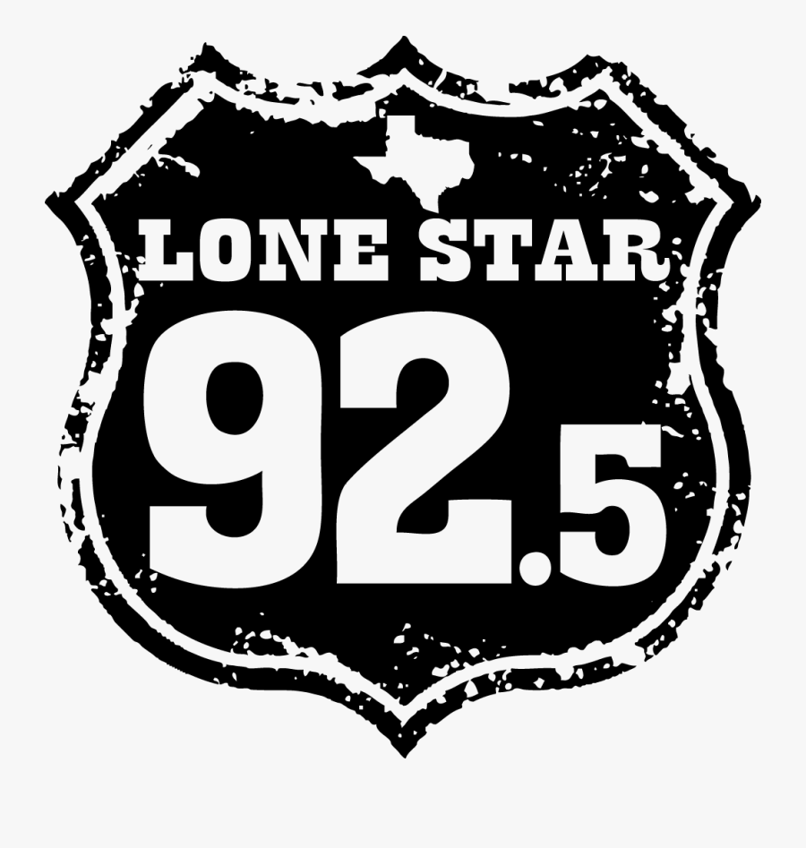 Lone Star 92.5 Logo, Transparent Clipart