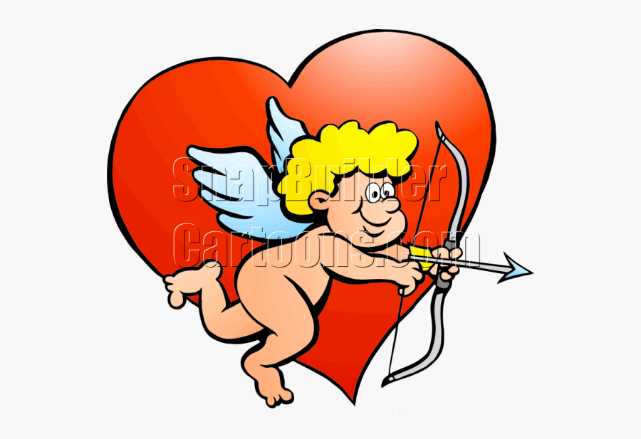 Love Amor Heart & Arrow - Amor With Arrow, Transparent Clipart