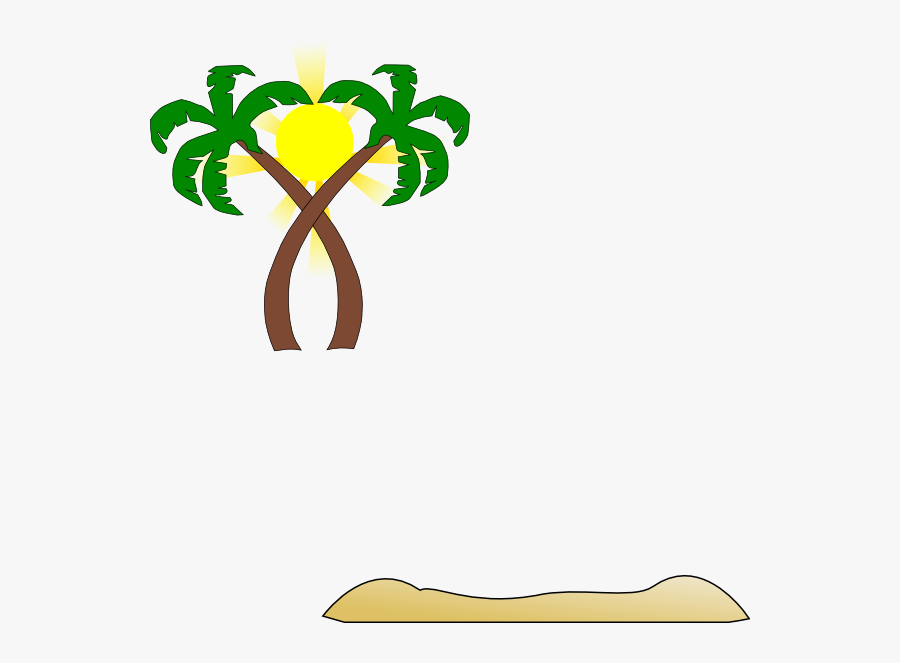 Transparent Clipart Palm Tree - Beach Clip Art, Transparent Clipart