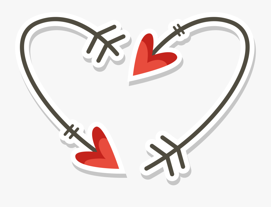 Love Arrow Png - Icon Heart Arrow Transparent Background, Transparent Clipart