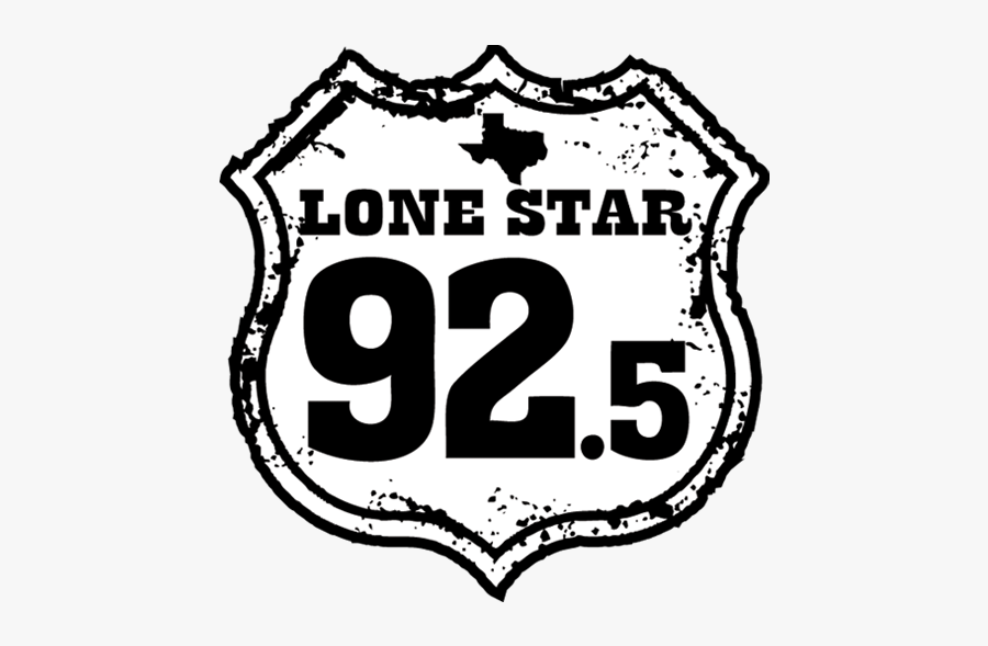 Lone Star 92.5 Logo, Transparent Clipart