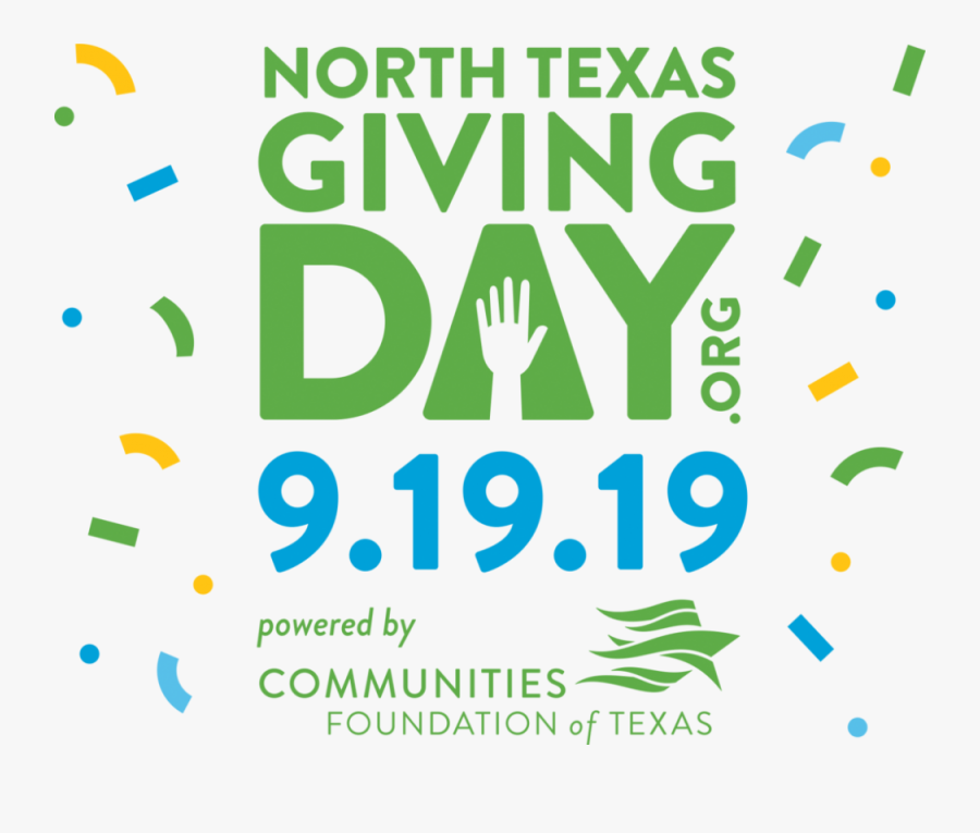 National North Texas Giving Day Logo, Transparent Clipart
