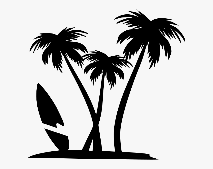 Wave And Surfer Silhouette, Transparent Clipart