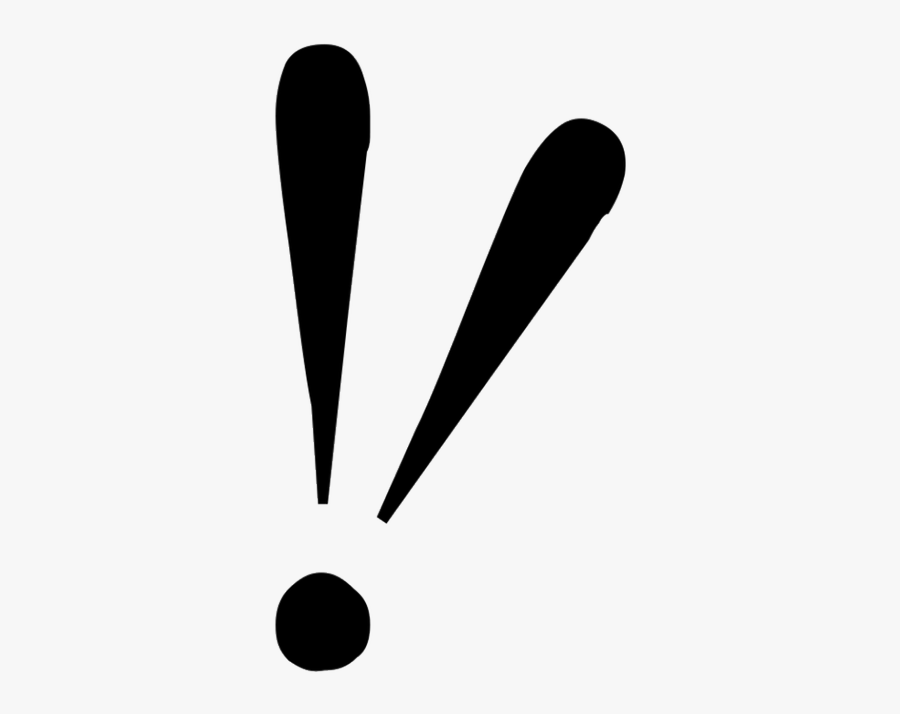 “ 10 Obscure Punctuation Marks
from Flavorwire
• The - Acclamation Point, Transparent Clipart
