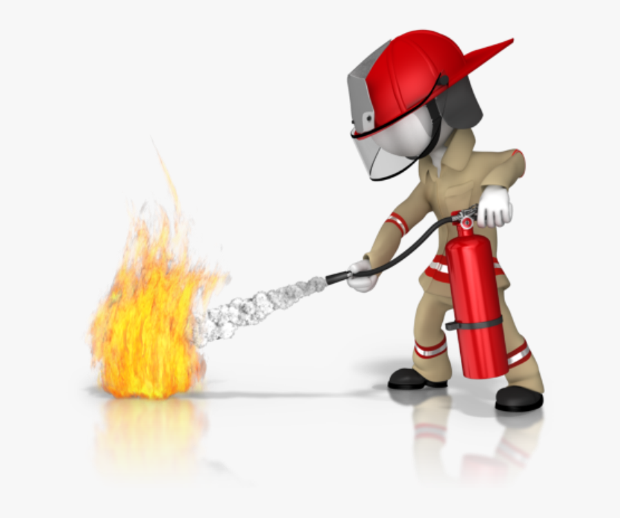 Fire Safety Using Fire Extinguisher Png , Free Transparent Clipart