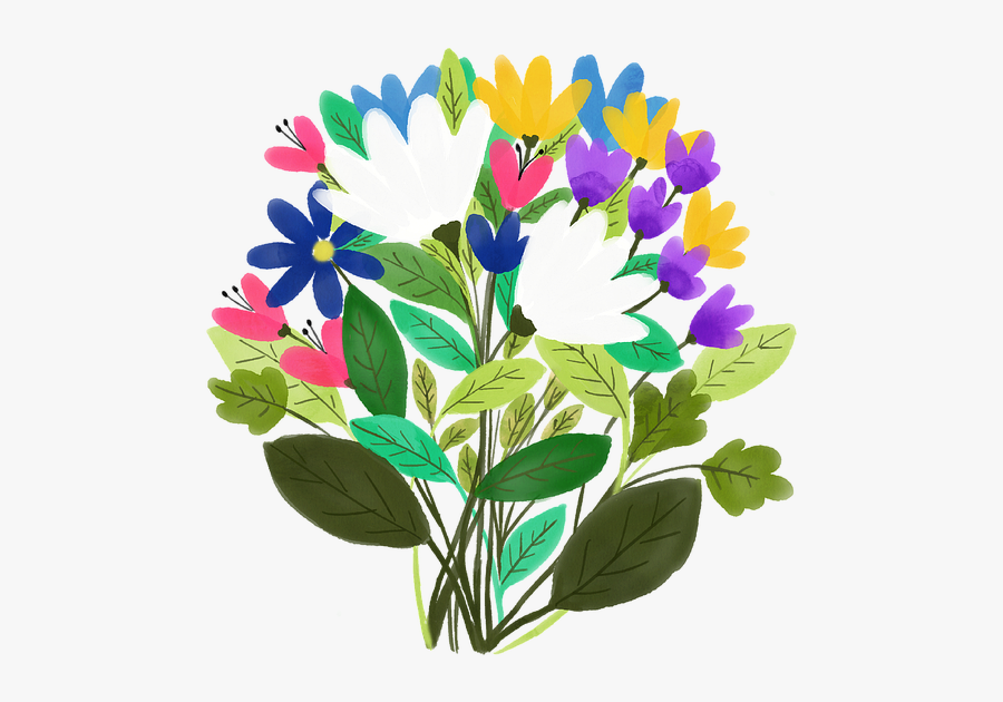 Watercolour Flowers, Watercolor Flowers, Watercolor - Crocus, Transparent Clipart